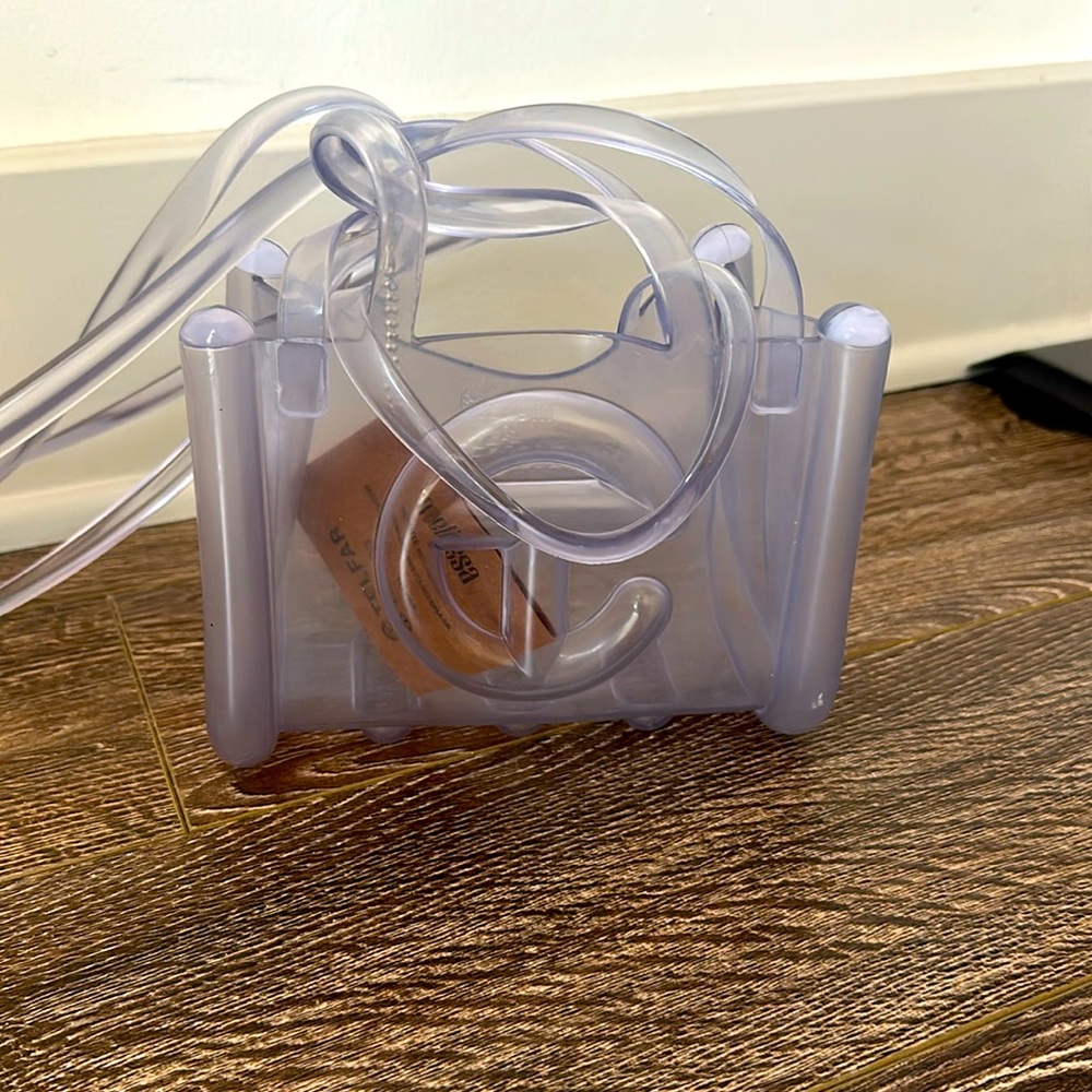 NWT SMALL Melissa x Telfar Jelly Shopper in CLEAR
